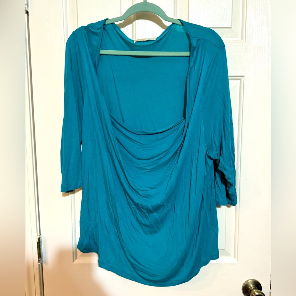 2x Michael Kors cowl neck 3/4 sleeve shirt